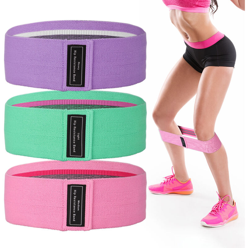 

3pcs / set Set bandas de resistencia de traccion por cable bandas elasticas para Fitness Gym equipo del ejercicio de entrenamiento Yoga banda botin,