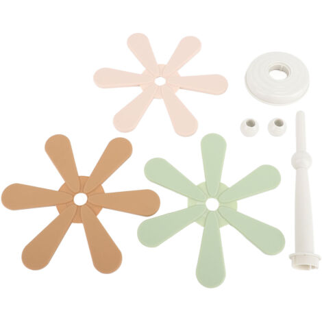 3pcs Silicone Trivets Insulation Tree Coaster Heat Resistant Silicone Food Place Mats for Hot Dishes Pots