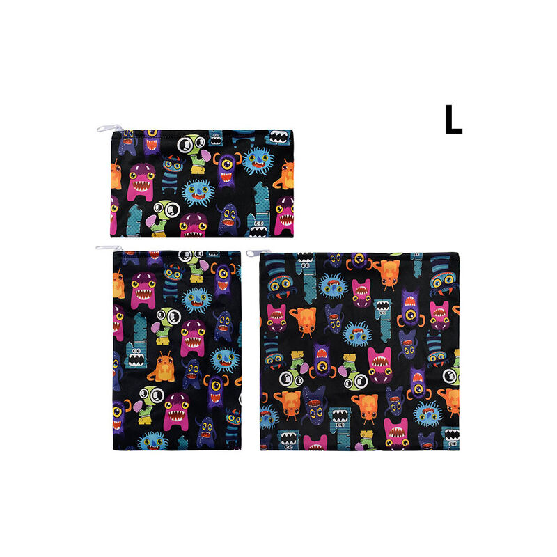 3PCS Snack Bag riutilizzabile lavabile
