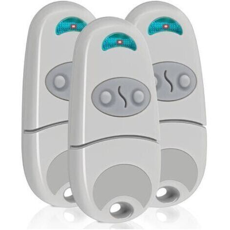 3pcs Telecommande Portail, 433,92 MHz Telecommande Porte de Garage pour C@ME, Télécommande Porte Garage Compatible avec 433,92MHz NA,EE,EV, 2 Canaux (C@me Uniquement)