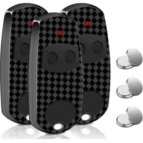 3PCS Telecommande pour Came 433,92 MHz Top 432EE, 2 Canaux Telecommande Portail Compatible avec Came Top-432EE/ EV/NA