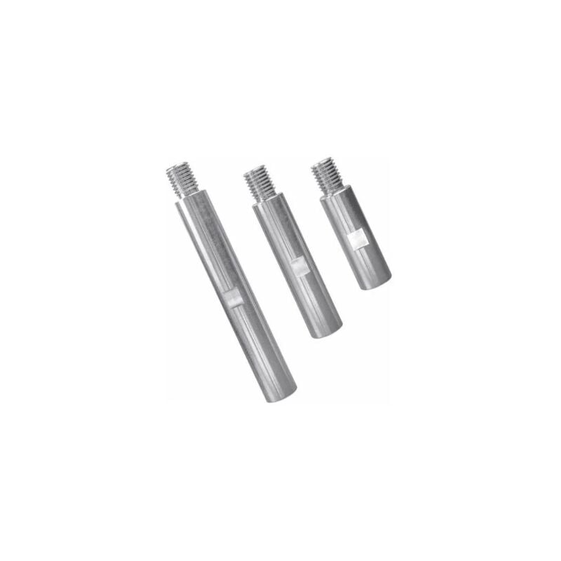 3PCS Tige d'extension de Meuleuse d'angle en Alliage d'aluminium M14 Rallonge de Meuleuse d'angle 75mm100mm 140mm Levier Adaptateur de Filetage M14