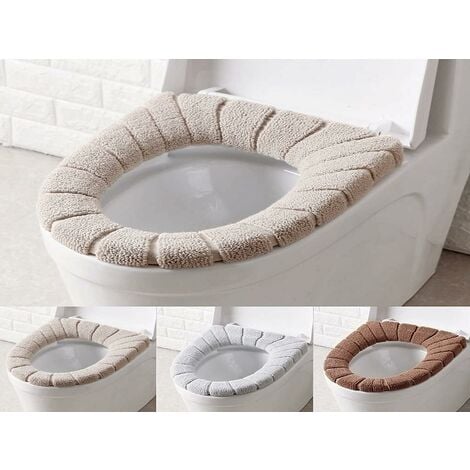 Toilet Seat Cushion Household Four-Season Universal Foam Ring Silica Gel  Toilet Seat Cover Waterproof & Washable Toilet Cover