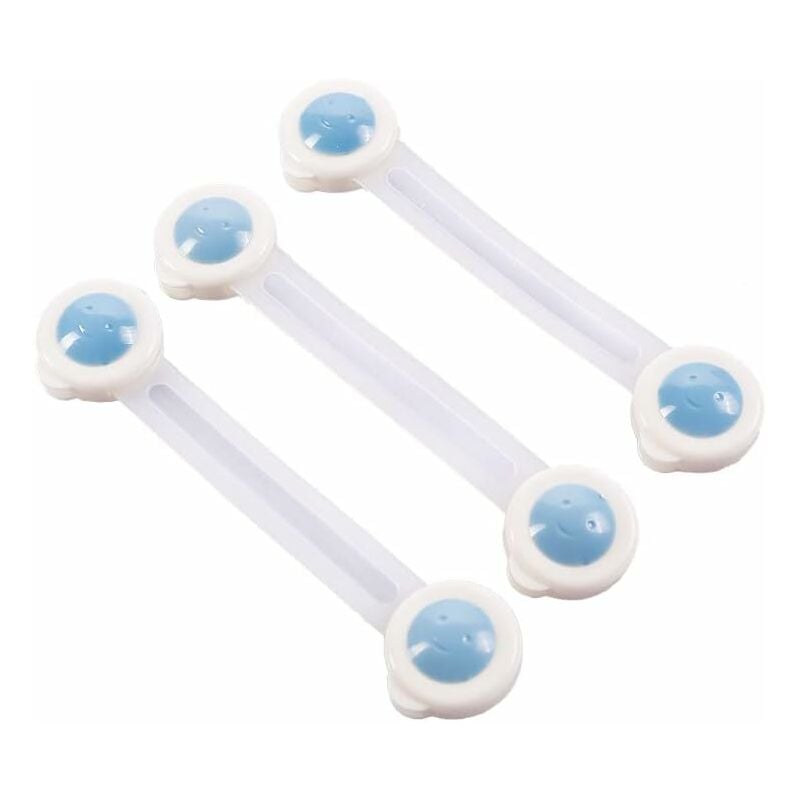 Memkey - 3Pcs Verrou de Sécurité Pour Enfants, Serrure Porte Placard Frigo Tiroir Armoire Pour Bébé Bloque Porte Fenêtre Sans Perçage, Bon Protection