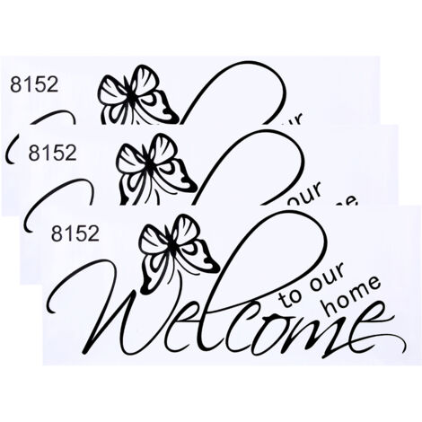 3Pcs Wall Stickers DIY Removable Wall Decal Wallpaper Home Decoration