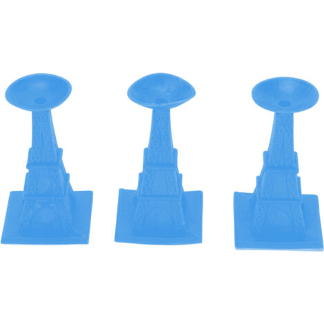 3Pcs Washer Door Prop Tower Type Soft Durable Suction Cup Design Front Load Washing Machine Door PropBlue