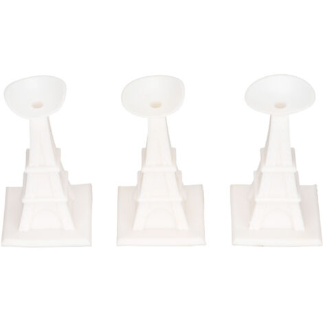 3Pcs Washer Door Prop Tower Type Soft Durable Suction Cup Design Front Load Washing Machine Door PropWhite