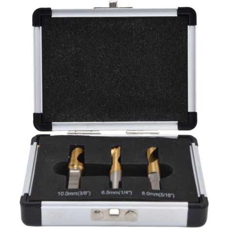 3PCS Weld Cutter Drill Bit High Speed Steel Welding Drill Bit Wear Resistant Weld Cutter Tool