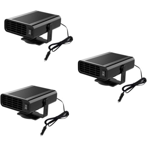3pièces Chauffage Portable Pour Voiture Dégivreur Et Défrosteur Pour Confort Et Visibilité Hiver