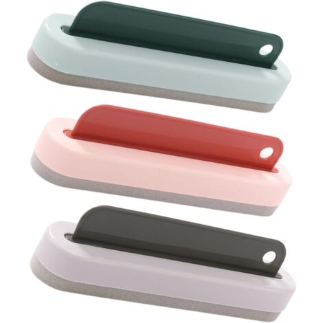 3pièces Raclette De Nettoyage Verre Outils Multifonctions pour Salle De Bain Cuisine Et Balcon Accessoire Pratique pour Élimination des Taches Eau Et Facilité Utilisation