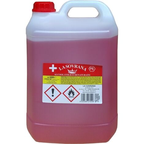 3PZ ALCOOL DENATURATO 90 LT. 5