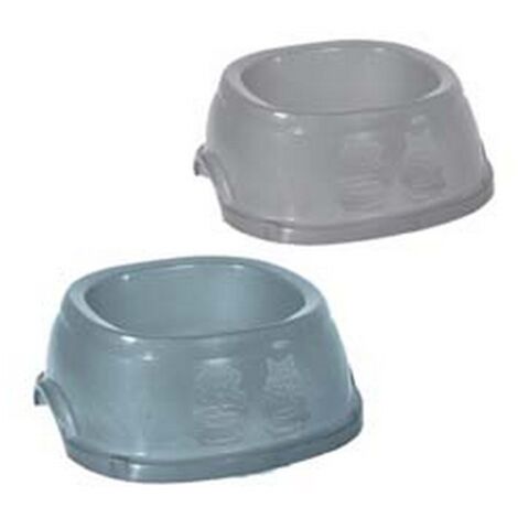 3PZ CIOTOLA IN PLASTICA PER ANIMALI DOMESTICI  - cm.28x28x10h. - lt.2