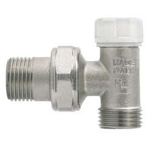 3PZ DETENTORE PER TERMOSIFONI AD ANGOLO MASCHIO ART.397 - M 1/2"