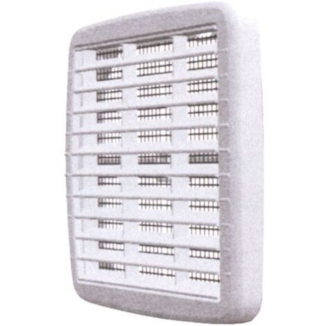 3PZ GRIGLIA DI AERAZIONE IN PLASTICA CON RETE  mm. 210x210