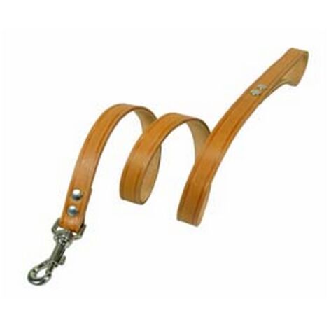 3PZ GUINZAGLIO CANI CUOIO EXTRA NATURALE SPESSORE MM.2 cm110x2 cuoio naturale