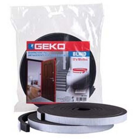 3PZ PARAFREDDO GUARNIZIONE PVC ANTIADERENTE PORTE BLINDATE mm17x10, lungh. mt8