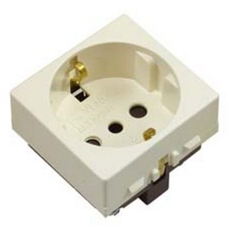 3PZ PRESA SICUREZZA SCHUKO P30 "VENUS" 2 POLI+TERRA 16A SCHUKO P30 SICUREZZA