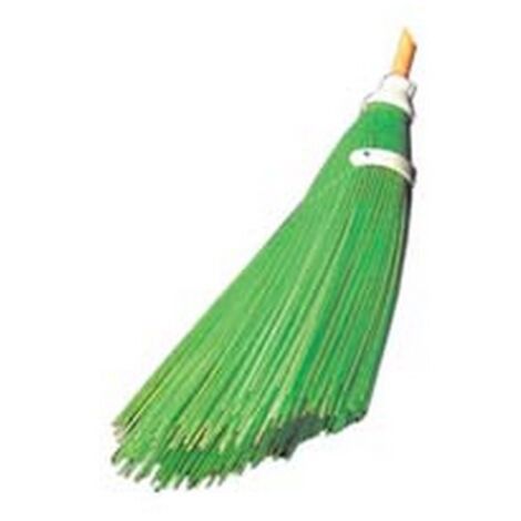 3PZ SCOPA NETTURBINO FILI VERDE POLIPROPILENE TAGLIO INCLINATO cm58h