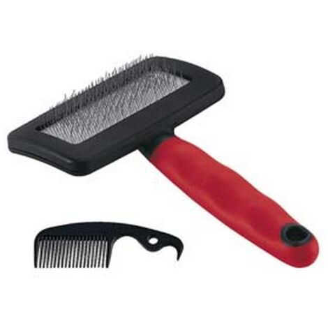 3PZ SPAZZOLA CARDATRICE GRO 5944 MEDIUM CANI GATTI PELO MEDIO LUNGO