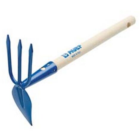 3PZ ZAPPINO CUORE CON TRIDENTE CON MANICO LEGNO - cm.6,5x29