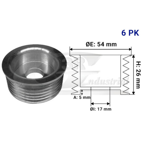 3RG 10221 POLEA ALTERNADOR