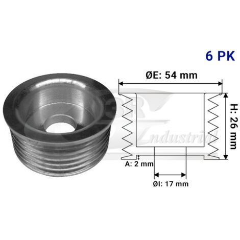 3RG 10224 POLEA ALTERNADOR