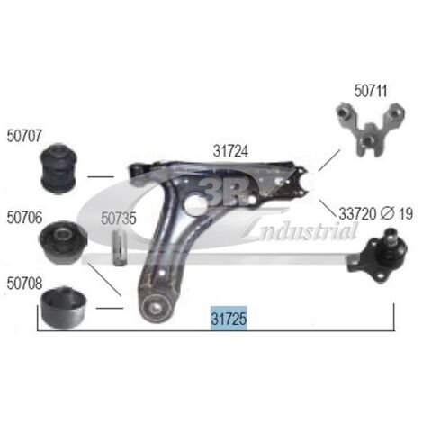 3RG 31725 BRAZO SUSPENSIÃƒâ€œN DELANTERO DERECHO