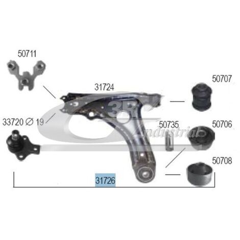 3RG 31726 BRAZO SUSPENSIÃƒâ€œN DELANTERO IZQUIERDO