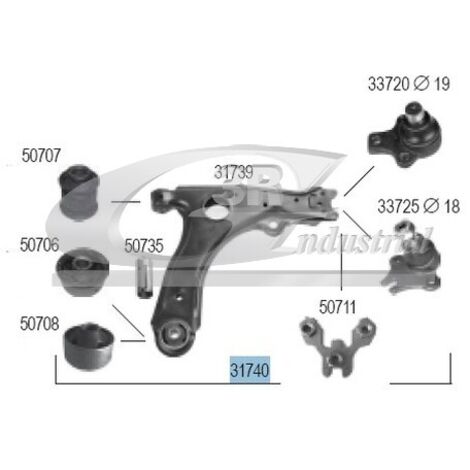 3RG 31740 BRAZO SUSPENSIÓN DELANTERO DERECHO