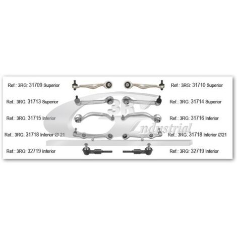 3RG 31771 KIT BRAZOS SUSPENSION DELANTERO IZQUIERDO & DERECHO