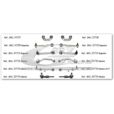 3RG 31774 KIT BRAZOS SUSPENSION DELANTERO IZQUIERDO & DERECHO