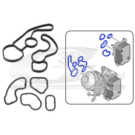 3RG 76205 KIT JUNTAS INTERCAMBIADOR (6PCS)