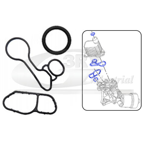 3RG 76403 KIT JUNTAS INTERCAMBIADOR (3PCS)