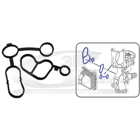 3RG 76706 KIT JUNTAS INTERCAMBIADOR (2PCS)