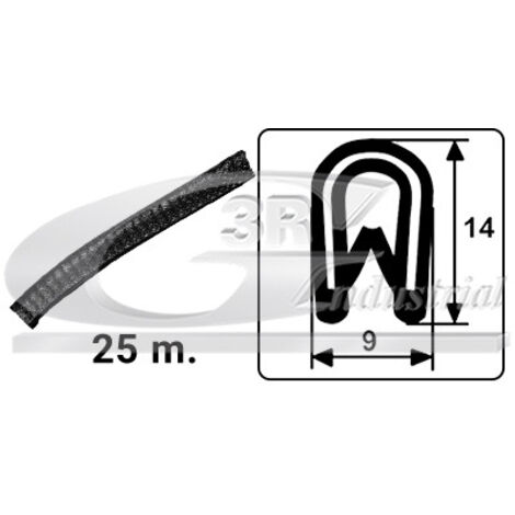 3RG 80067 JUNTA UNIVERSAL CAPOT/VENTANA (ROLLO 25m)