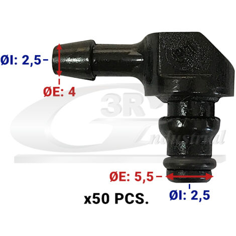 3RG 81077 PIPA SOBRANTE C-RAIL INYECTORES (PACK 50 PCS)