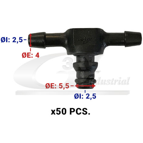 3RG 81078 PIPA SOBRANTE C-RAIL INYECTORES (PACK 50 PCS)