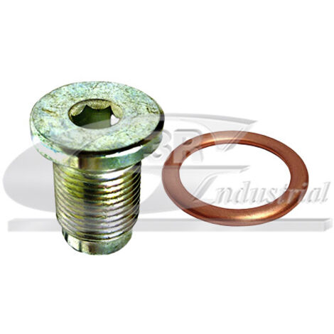 3RG 83528 KIT TAPÓN CÃÂRTER Y JUNTA (2PCS)