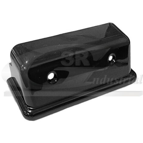 3RG 87250 PROTECTOR CERRADURA PUERTA NEGRO