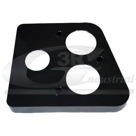 3RG 90213 BASE PILOTO TRASERO IZQUIERDA NEGRO