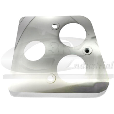 3RG 90214 BASE PILOTO TRASERO IZQUIERDA CROMADO
