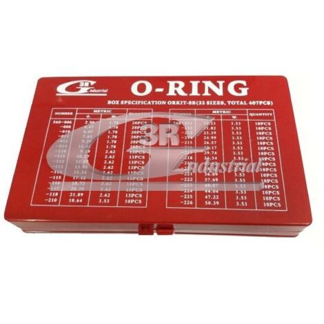 3RG 96000 CAJA JUNTAS TÓRICA (407 PCS)