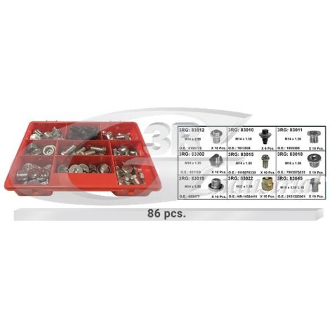 3RG 96009 CAJA TAPONES CÃƒÂRTER (86 PCS)