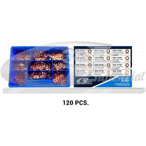 3RG 96024 CAJA ARANDELAS INYECCION (120 PCS)