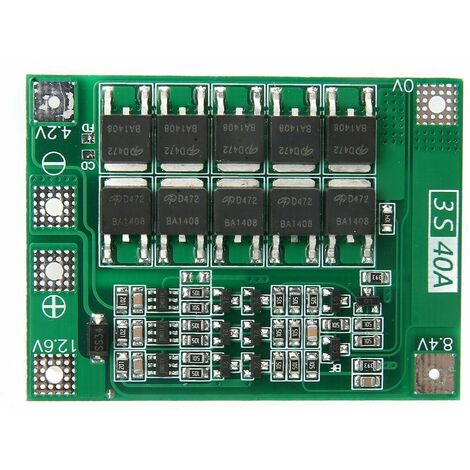 3s 40a Versión Mejorada De Placa De Proteccion Pcb Para Batería De Litio