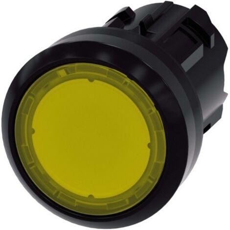3SU1001-0AB30-0AA0 CABEZA PULSADOR RASANTE LUMINOSO AMARILLO