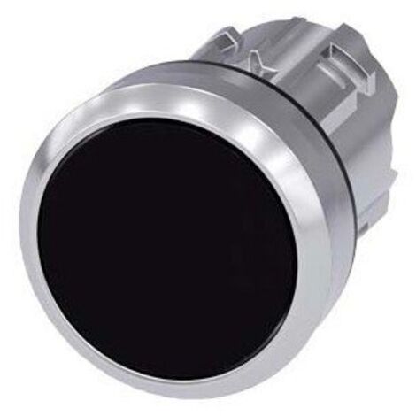 3SU1050-0AB10-0AA0 PULSADOR RASANTE METAL NEGRO