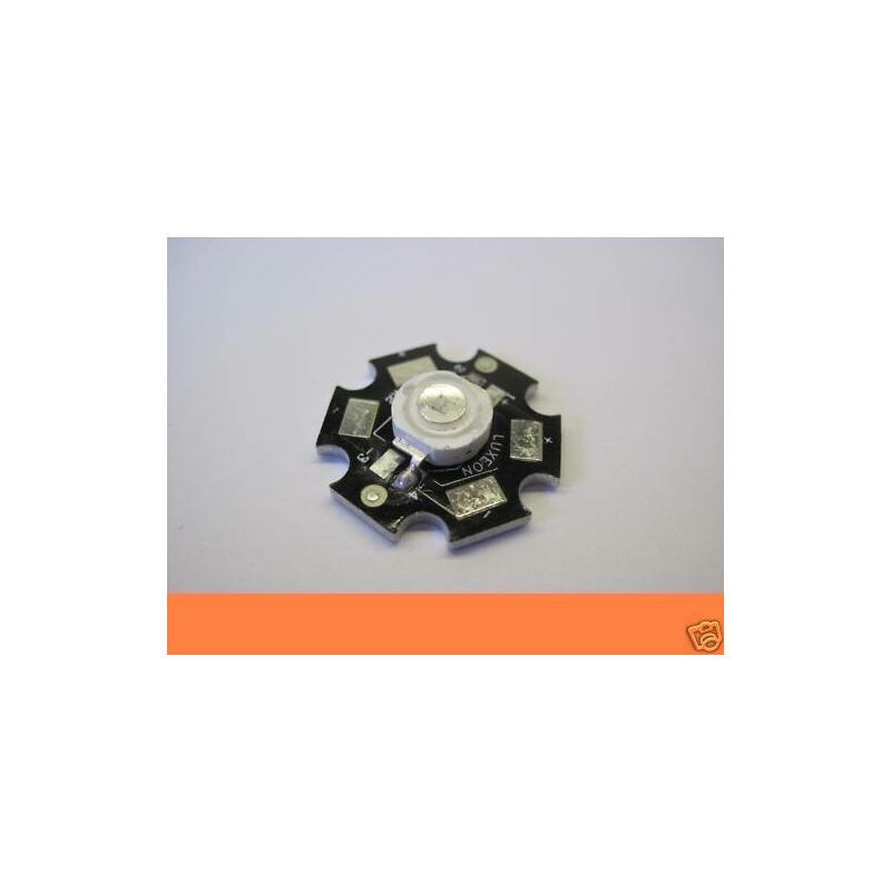 3w 3watt led arancione ambra alta potenza 80 lumen...