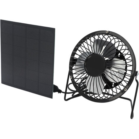 3W 6V ultraleiser Solarventilator mit USB-Anschluss – ideal für Zuhause, Reisen und Angeln