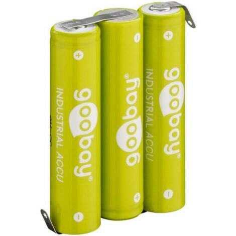 3x AAA (Micro) ricaricabile - 800 mAh, Solder coda (Z), autoscarica bassa NiMH (ready-to-use), 3,6 V.